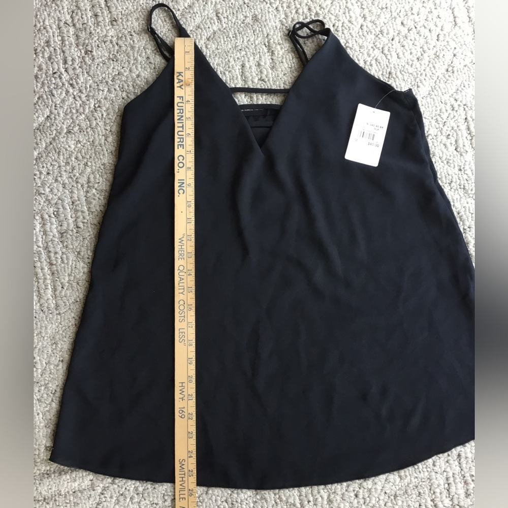Hurley Black Asymmetrical Sleeveless Camisole